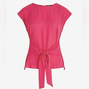 Crew Neck Tie Waist Gramercy Tee